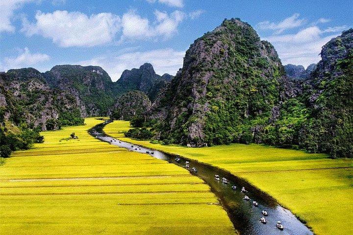 Ninh Binh Hoa Lu Tam Coc Mua Cave Boat & Bike Gita di un giorno da Hanoi: il più venduto