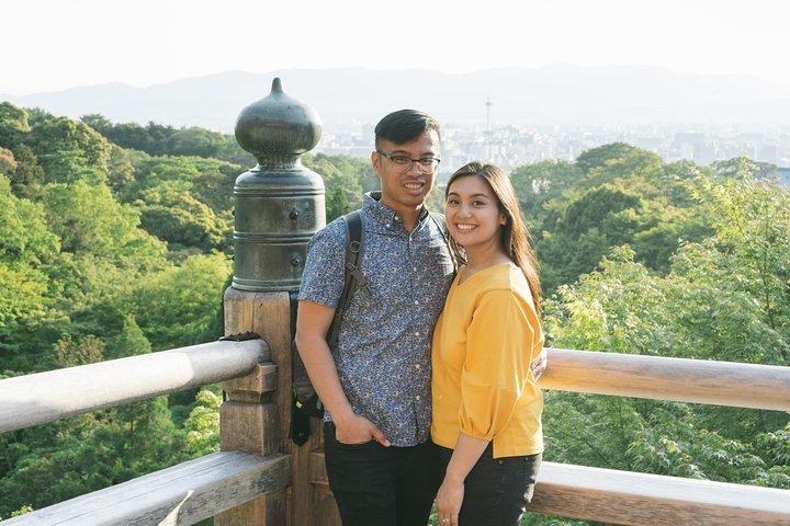 Private Urlaubsfotografie-Sitzung mit einem lokalen Fotografen in Kyoto