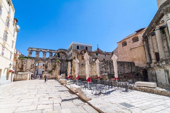 Visite privée de Split, Trogir et Klis au départ de Dubrovnik