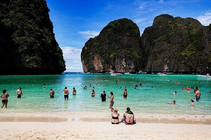 Visite privée de Phi Phi Early Bird Premium Tour en bateau à moteur
