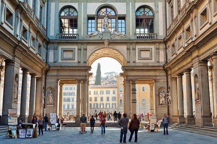 Tour por la ciudad de Florencia, Galería David & Uffizi Semiprivado 8ppl Max