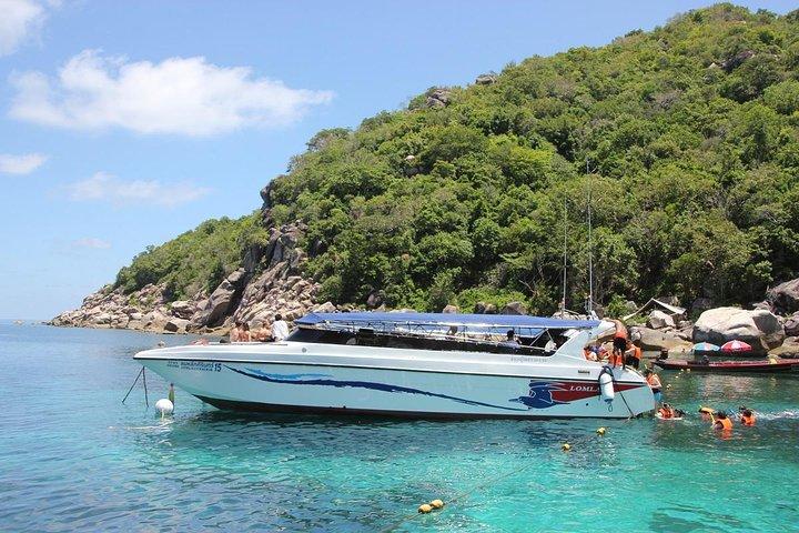 Snorkel och kajakresa till Angthong Marine Park av Speed Boat från Koh Phangan