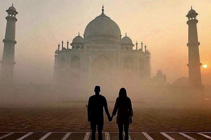 Taj Mahal Sonnenaufgangstour von Jaipur