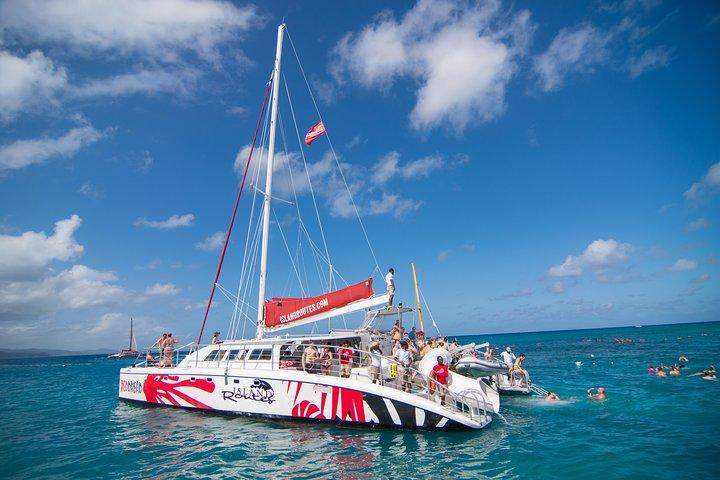 Catamarán Reggae y crucero de barra libre con snorkel Montego Bay