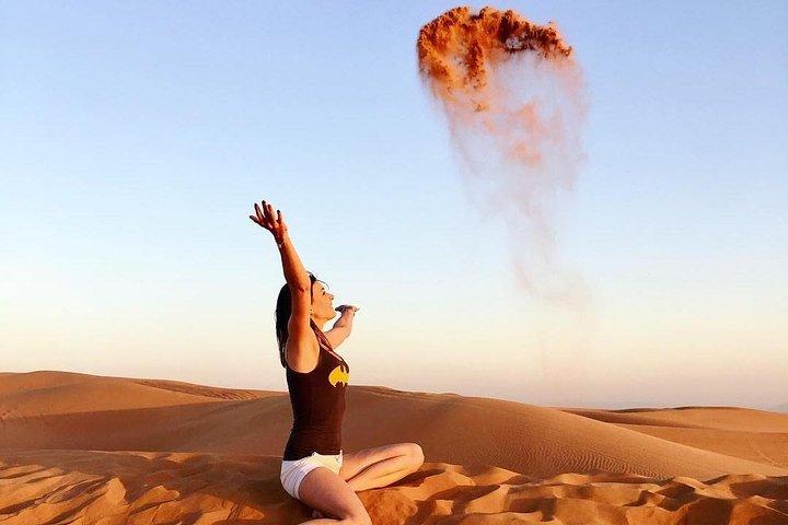 Sunset Desert Safari Dubai con cena barbecue