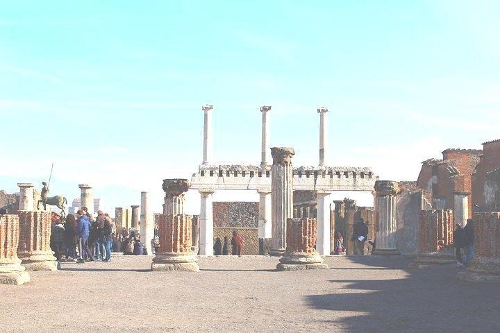 Tour guidato privato Roma-Pompei con pick-up in hotel e biglietti Skip the line