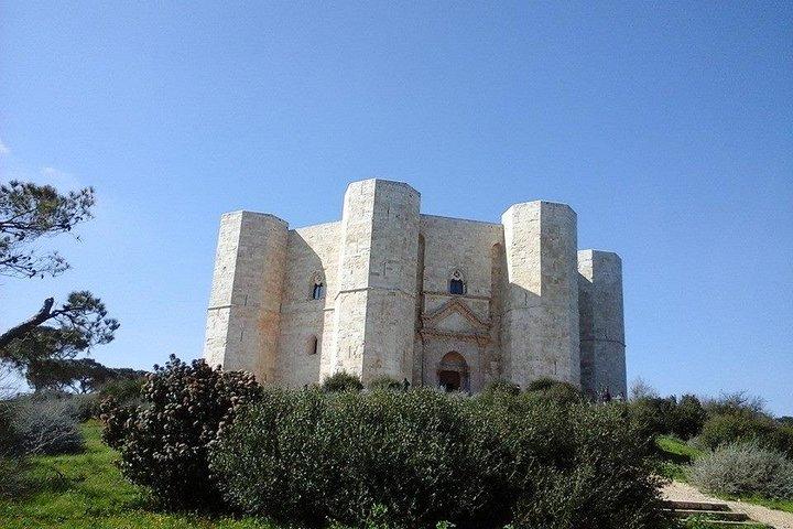 Excursión de un día completo: Bari Puglia, Trulli de Alberobello, el Castel del Monte y Sassi de Matera