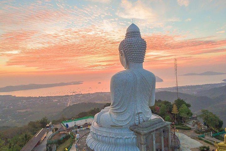 Tour guidato di mezza giornata del Grande Buddha di Phuket e Wat Chalong