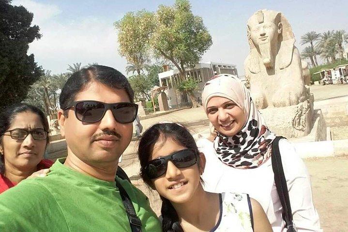 Privétour van een hele dag naar Memphis, Saqqara, Giza-piramides en Sfinx