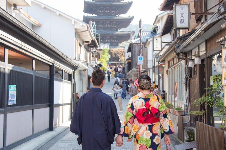 京都のプライベートバケーションフォトグラファーとの写真撮影