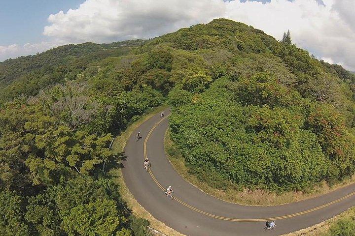1日オアフ島自転車、ハイキング、セーリング、シュノーケルコンボ