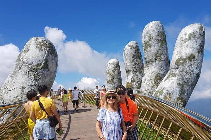 Golden Bridge-Marble Mountain-Hoi An City -Boottocht-Nachtmarkt
