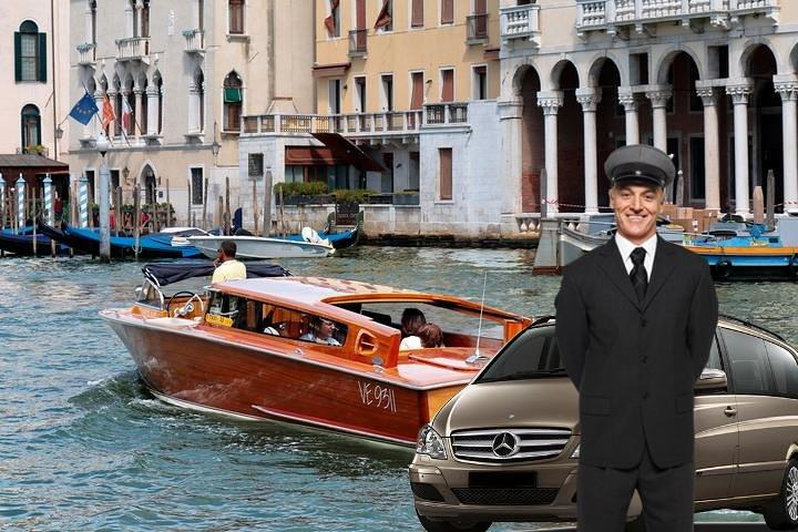 Venice Marco Polo Airport private arrival transfer (Includes private Water Taxi)