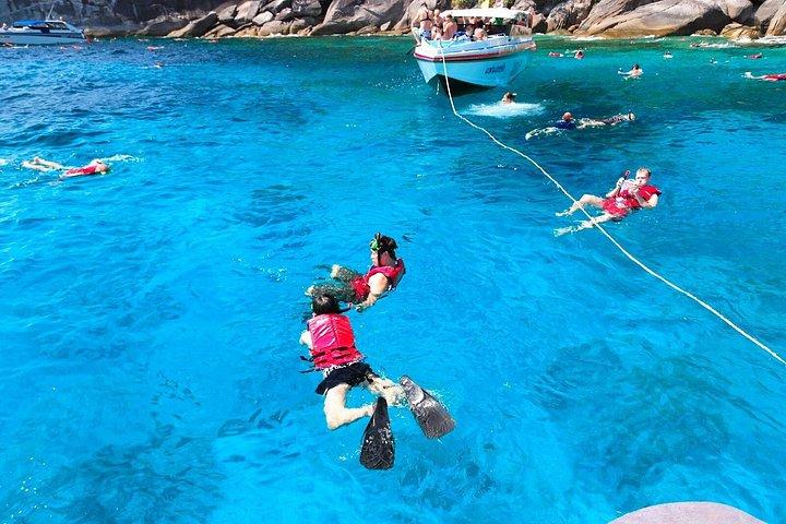 シミラン島スノーケルツアー素晴らしいシミラン旅行カオラックから