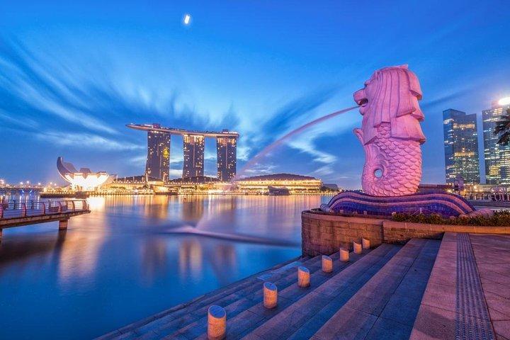 Giardini vicino alla baia con Marina Bay Sands Skypark