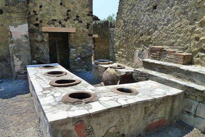 ナポリからソレントへの民間移動、Herculaneum Ruinsのツアー