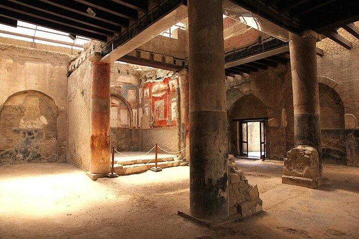 ナポリからソレントへの民間移動、Herculaneum Ruinsのツアー