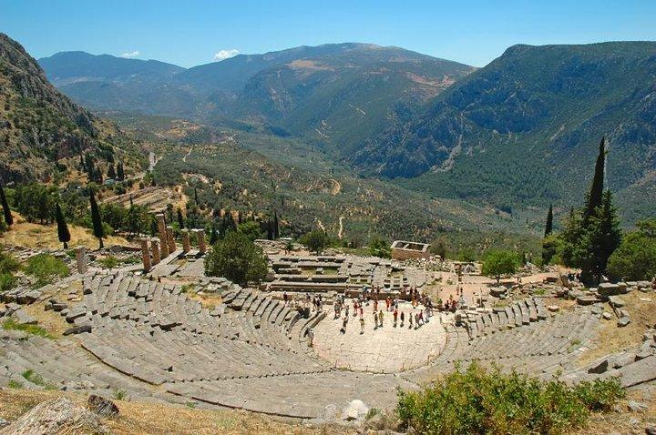 Delphi Experience med billetter, officiel guide og hotel afhentning