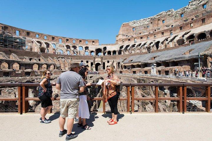 Colosseo Express con visita guidata al piano dell'Arena