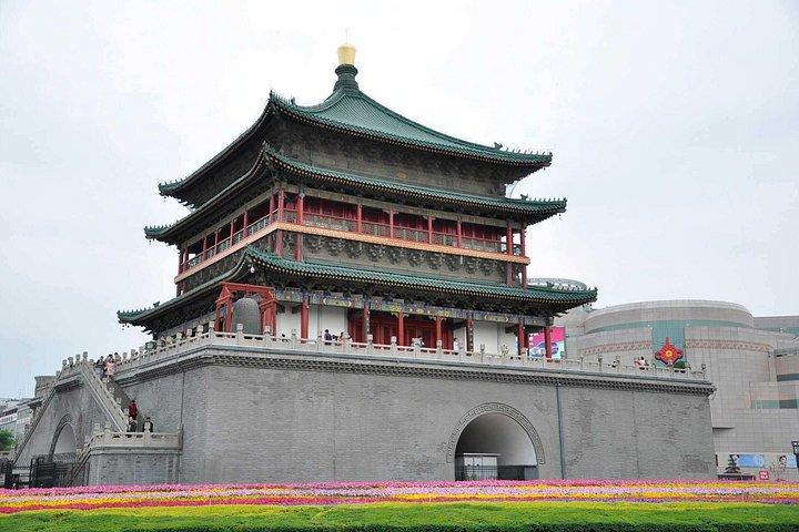 西安一日観光ツアー - 陝西歴史博物館、巨大な雁塔、古代都市の壁