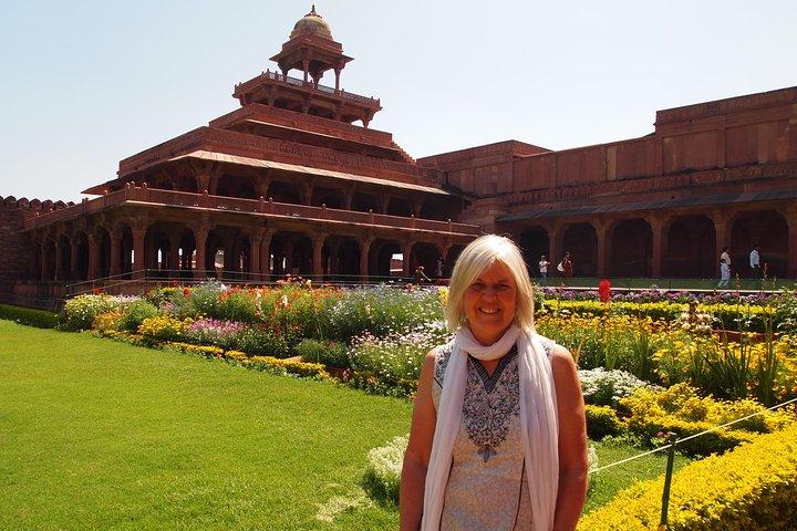 Tour privato della città di Tajmahal e Fatehpur Sikri da Agra