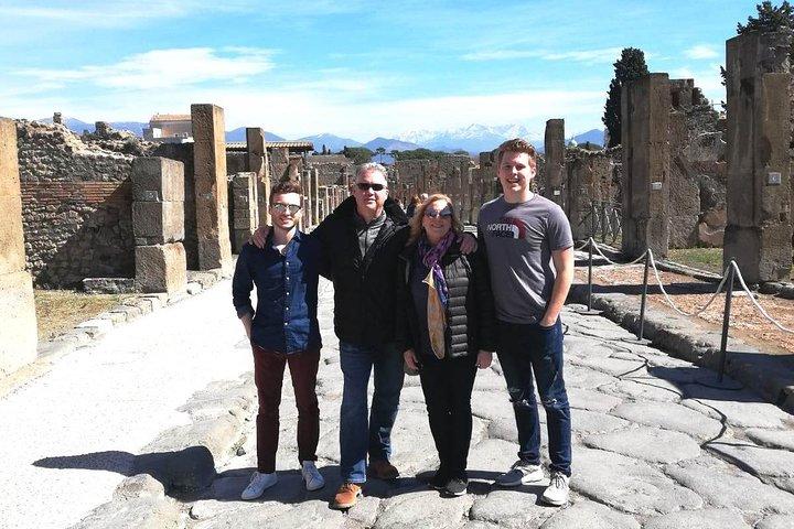 Pompei ed Ercolano Viaggio da Roma con Biglietti Pick Up & Skip-the-Line