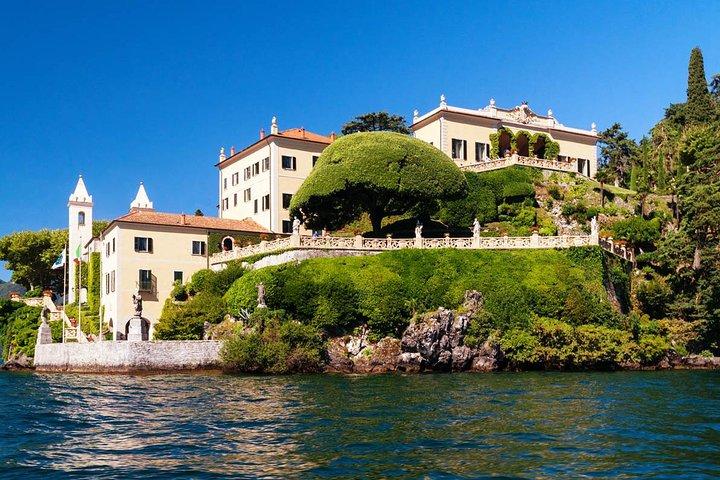 Excursão privada: Lago Como de Milão com motorista particular e barco