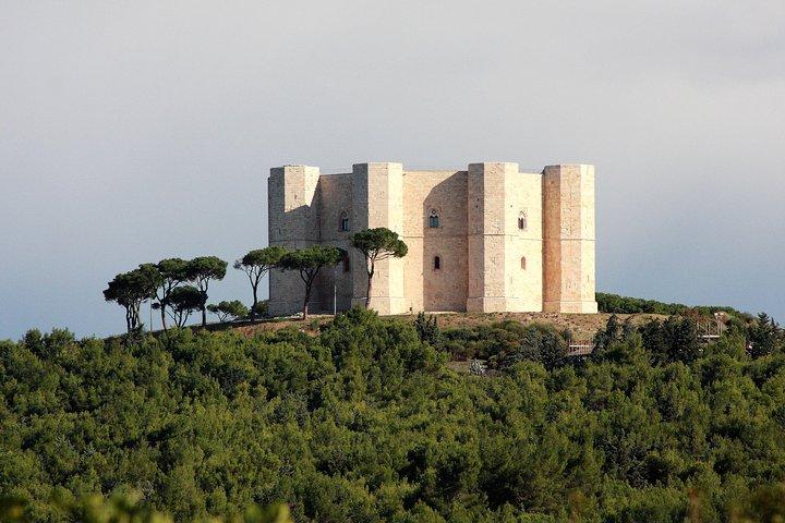 Plats för rundvandring Castel del Monte Unesco