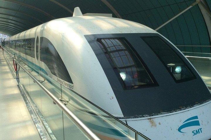 Ankomst Overførsel af højhastighedstog Maglev Tog: Shanghai Pudong International Airport til Hotel