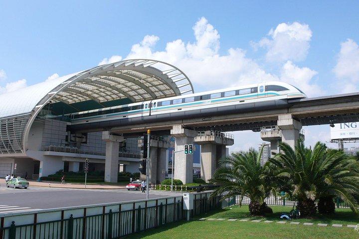 Ankomst Overførsel af højhastighedstog Maglev Tog: Shanghai Pudong International Airport til Hotel