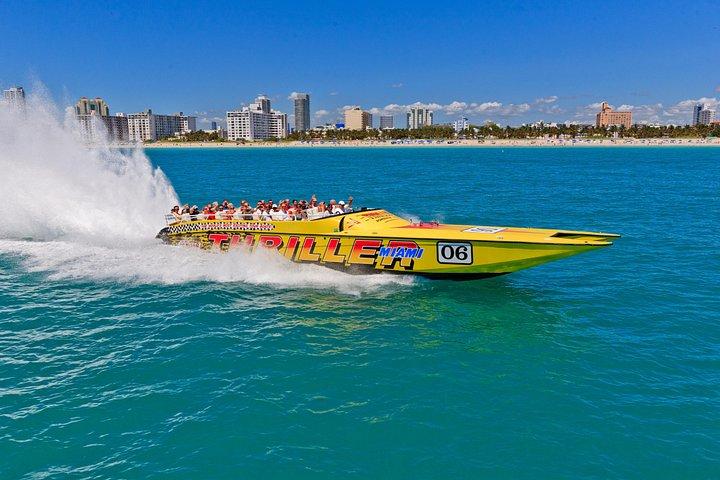 Speedboat Sightseeing Abenteuer von Miami