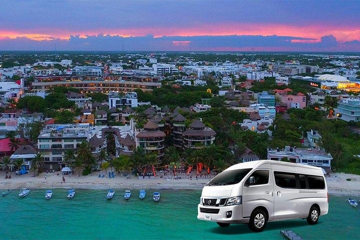 Traslado privado de ida y vuelta (aeropuerto de Cancún - Playa del Carmen)