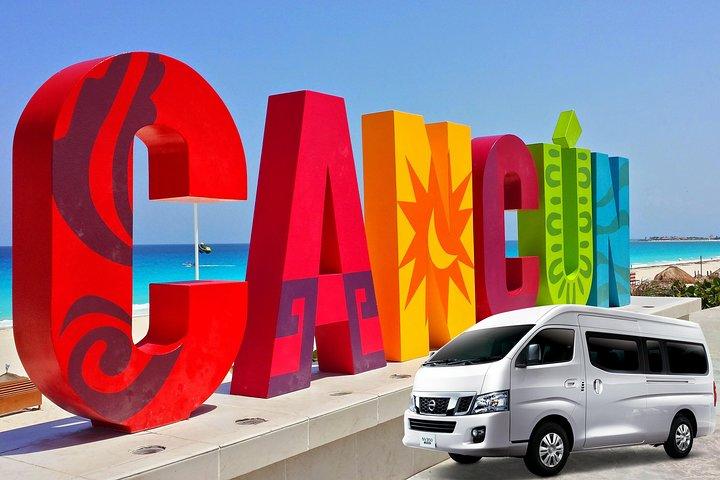 Traslado privado desde el aeropuerto de Cancún a la zona hotelera de Cancún