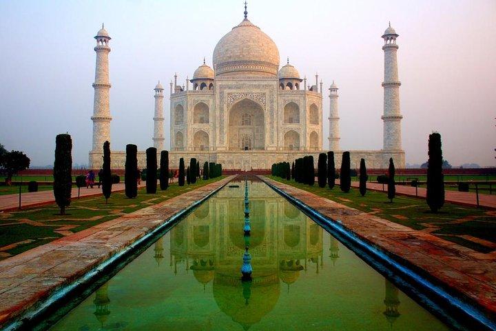 Da Delhi : tour dell'alba di Tajmahal con forte di Agra, Baby Taj, pasto