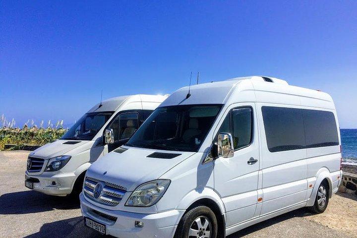 Servicios de transporte y traslado al puerto de Santorini