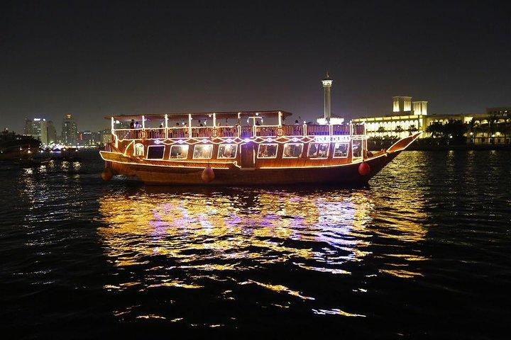 Dubai Creek 2-timers romantisk middagskrydstogt