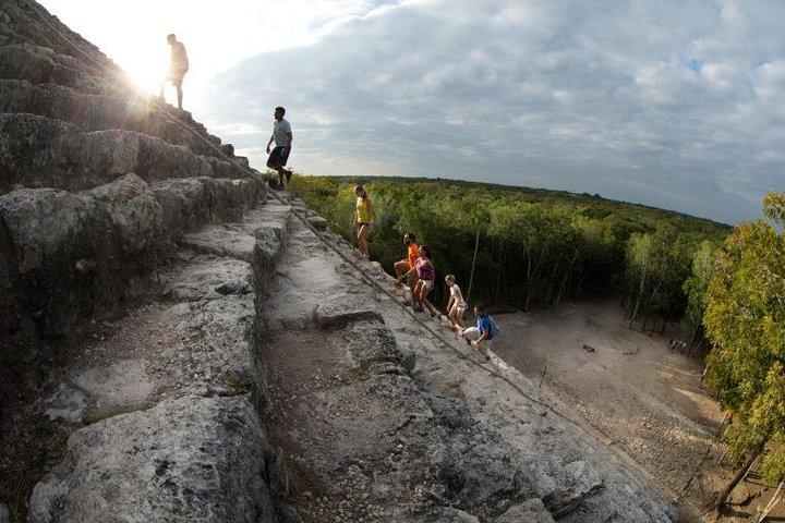Coba Adventure : ATV, Rappel, Tirolesas, Cenote, Tour por la zona arqueológica