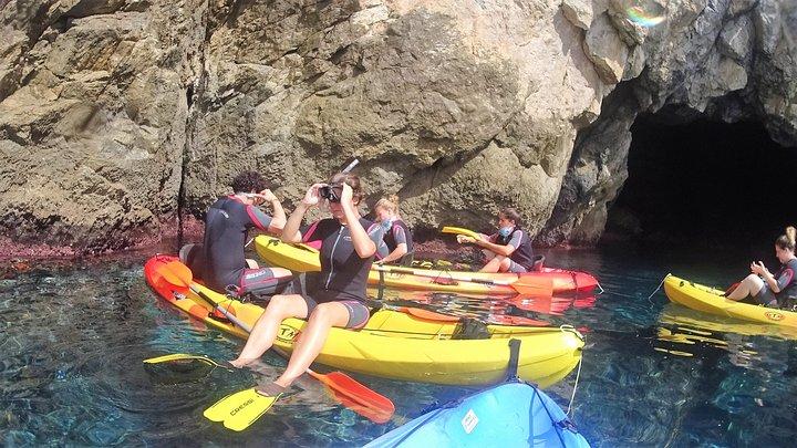 Excursion en kayak et tuba dans le parc naturel du Cerro Gordo, La Herradura
