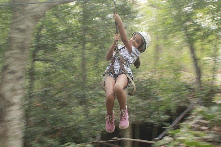 Riviera Maya Jungle Halvdagstur: ATV, Ziplines, Cenote Swim, Rappel