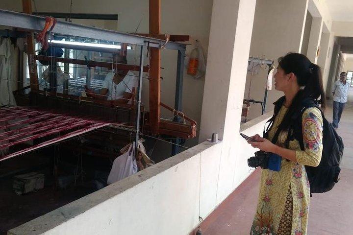 Tour de tissage de Pochampally saree au départ d'Hyderabad en voiture privée avec guide et déjeuner