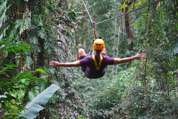 Flying Hanuman Zipline Adventure - Voar pela selva!