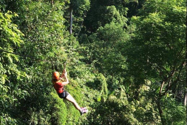Phuket Hanuman World Zipline Adventure com transferências de ida e volta