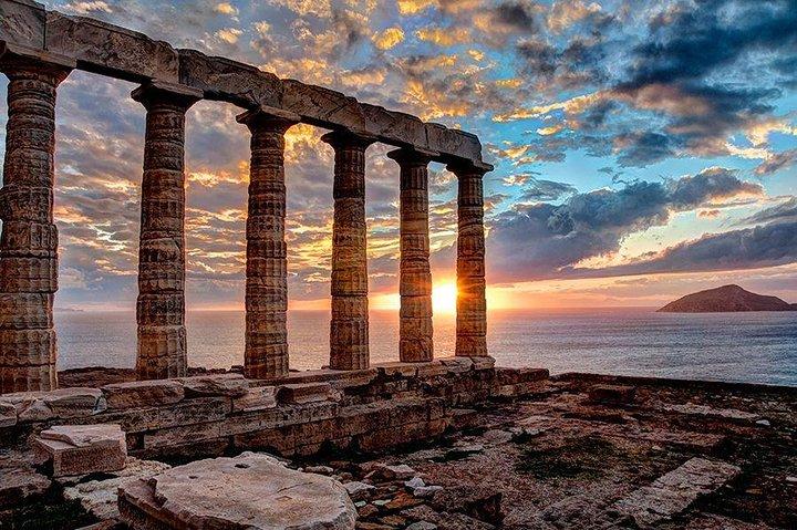 Tour di Sounio e del lago Vouliagmeni
