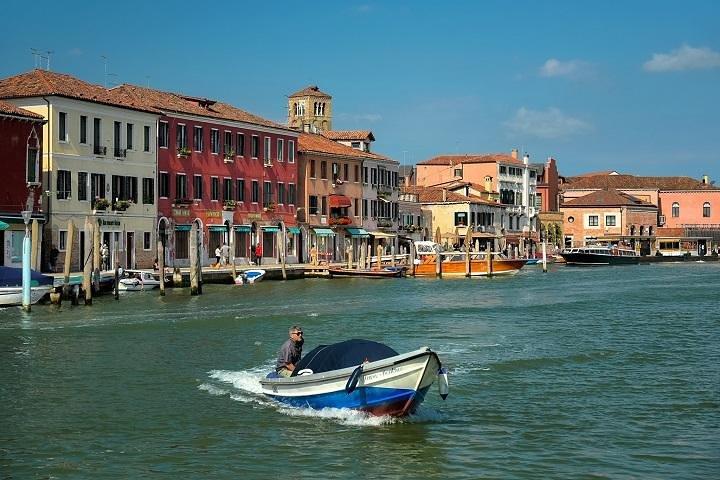 Guidet tur på Murano, Burano og Torcello Islands omkring Venedig med privatbåd