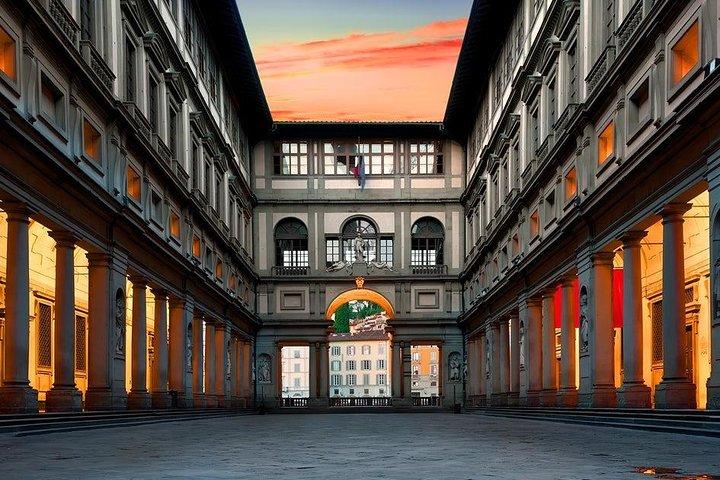 Lille gruppe Uffizi galleri guidet tur
