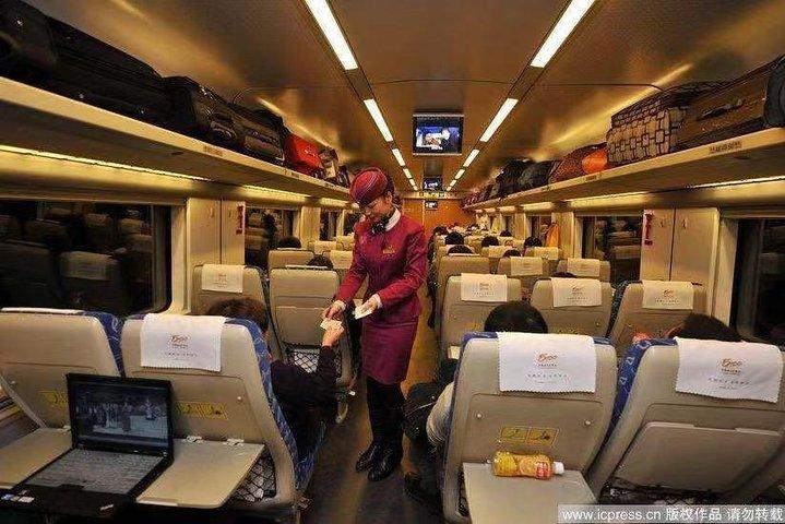 Billet de train à grande vitesse entre Beijing et Xi'an avec transfert depuis la gare de l'ouest