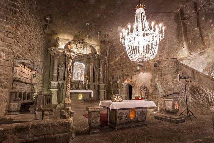 Visite guidée de la mine de sel au départ de Cracovie (prise en charge à l'hôtel)