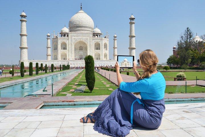 Agra: Taj Mahal con biglietto d'ingresso saltafila