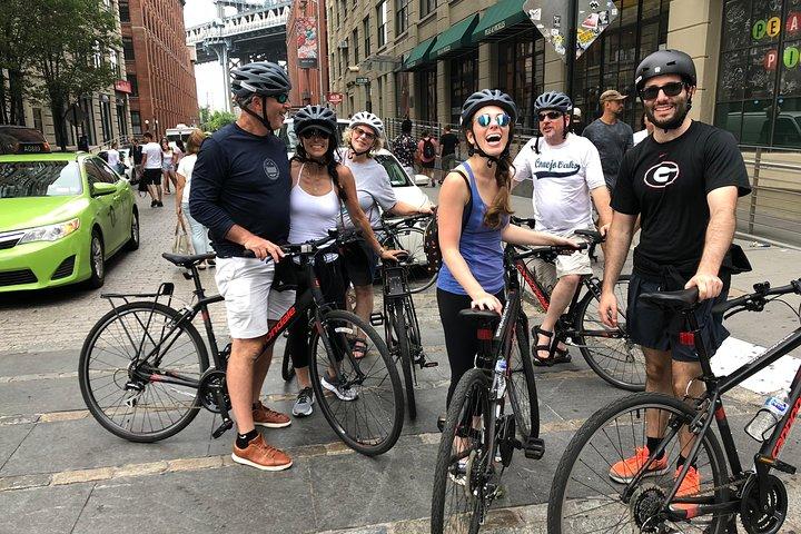 Excursão de bicicleta em Manhattan e Brooklyn Bridge