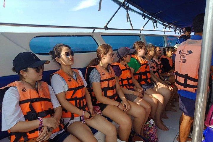 サムイ島からスピードボートでナンユアン島とタオ島へのMr. Tu Snorkel日帰り旅行